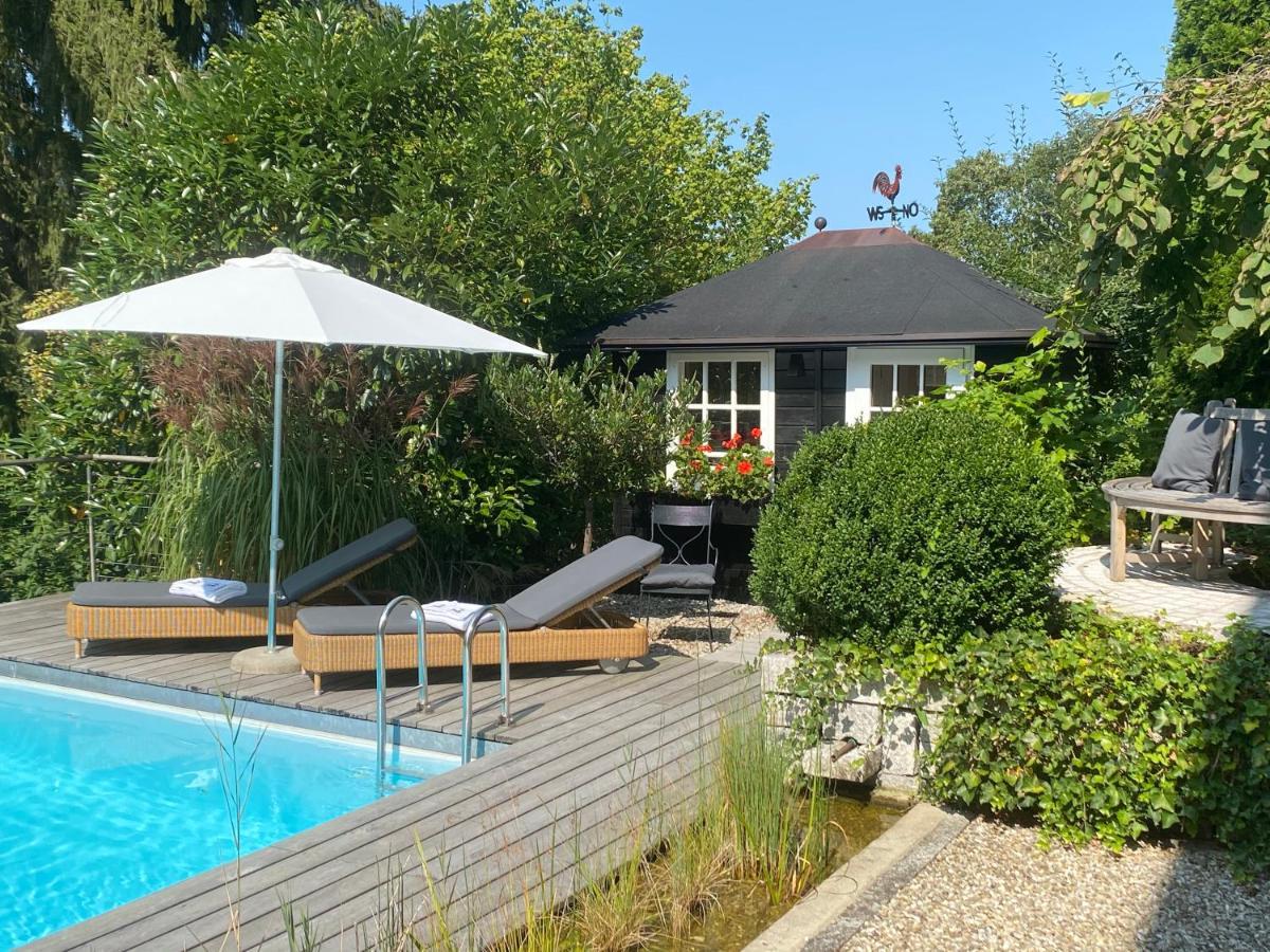 Landhaus Am Plattenbichl - Luxus Apartment Mit Privat-Pool Und Sauna - Im Sommer Bergbahn Inklusive Oberstdorf Bagian luar foto