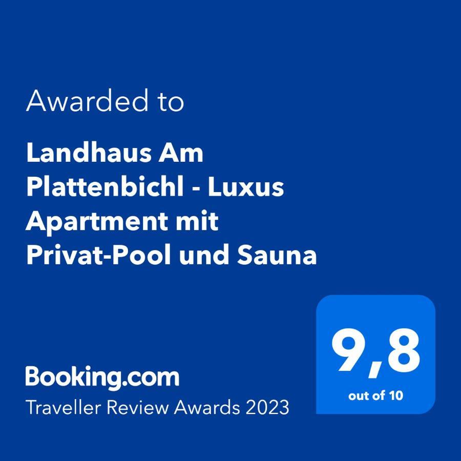 Landhaus Am Plattenbichl - Luxus Apartment Mit Privat-Pool Und Sauna - Im Sommer Bergbahn Inklusive Oberstdorf Bagian luar foto